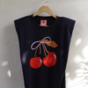 Sweet as Cherries T-shirt navy